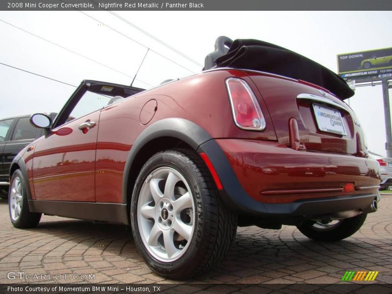 Nightfire Red Metallic / Panther Black 2008 Mini Cooper Convertible
