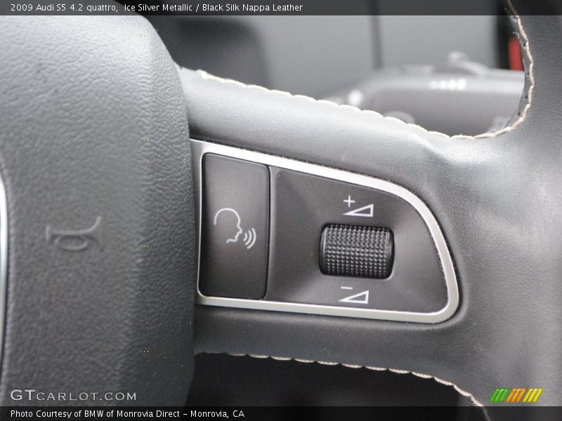 Ice Silver Metallic / Black Silk Nappa Leather 2009 Audi S5 4.2 quattro