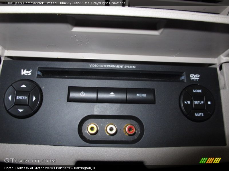 Black / Dark Slate Gray/Light Graystone 2006 Jeep Commander Limited