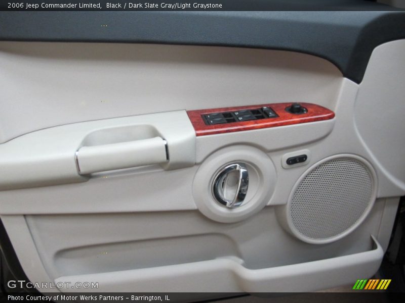 Black / Dark Slate Gray/Light Graystone 2006 Jeep Commander Limited