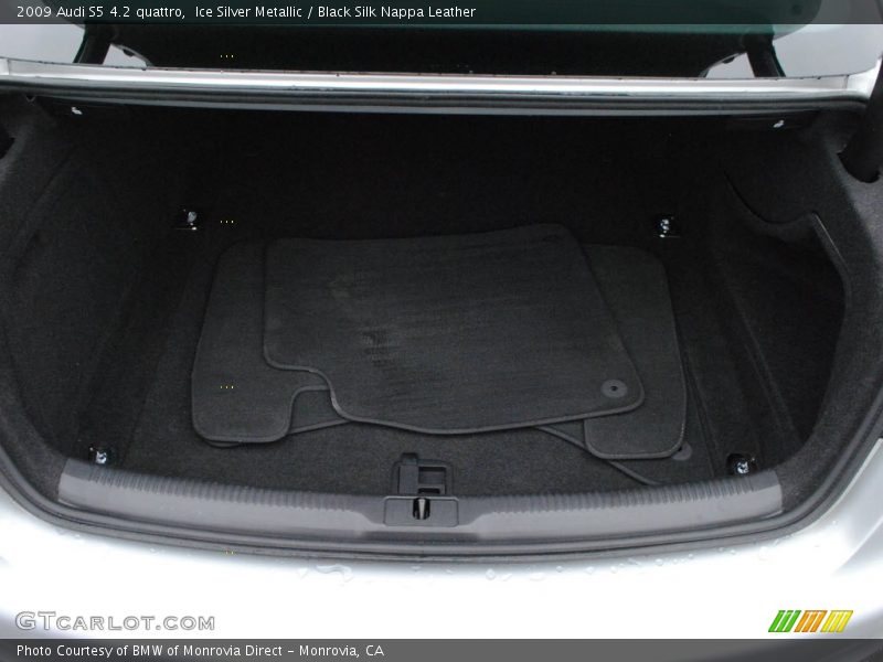 Ice Silver Metallic / Black Silk Nappa Leather 2009 Audi S5 4.2 quattro