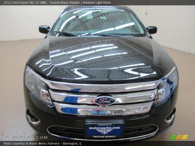 Tuxedo Black Metallic / Medium Light Stone 2011 Ford Fusion SEL V6 AWD