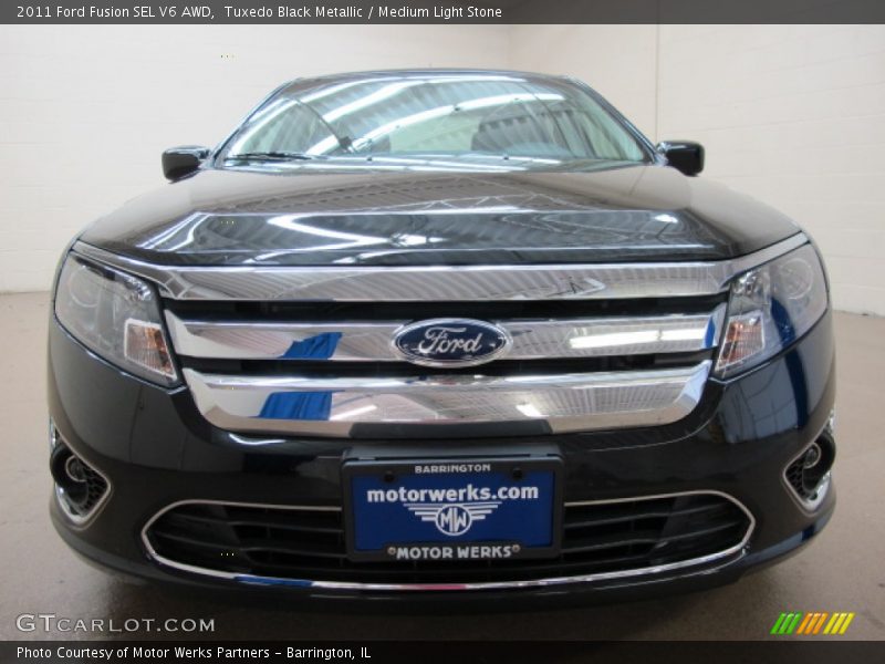 Tuxedo Black Metallic / Medium Light Stone 2011 Ford Fusion SEL V6 AWD