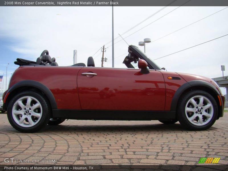 Nightfire Red Metallic / Panther Black 2008 Mini Cooper Convertible