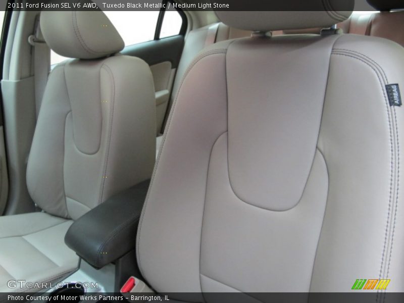 Tuxedo Black Metallic / Medium Light Stone 2011 Ford Fusion SEL V6 AWD