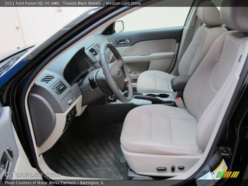  2011 Fusion SEL V6 AWD Medium Light Stone Interior