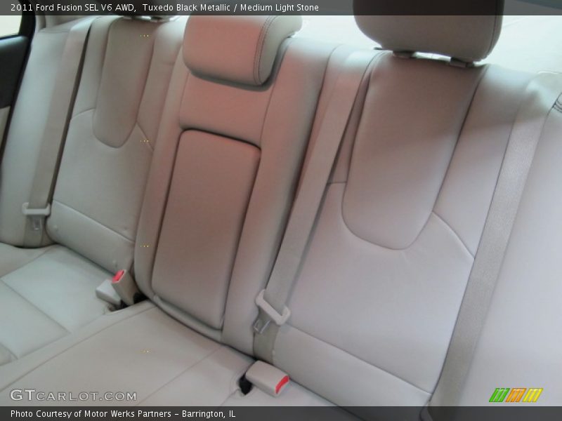 Rear Seat of 2011 Fusion SEL V6 AWD