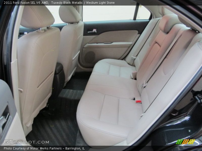 Rear Seat of 2011 Fusion SEL V6 AWD