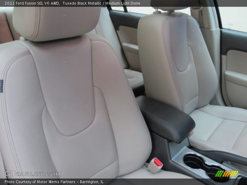 Tuxedo Black Metallic / Medium Light Stone 2011 Ford Fusion SEL V6 AWD