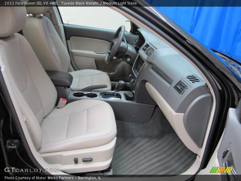 Tuxedo Black Metallic / Medium Light Stone 2011 Ford Fusion SEL V6 AWD