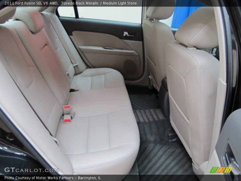 Rear Seat of 2011 Fusion SEL V6 AWD
