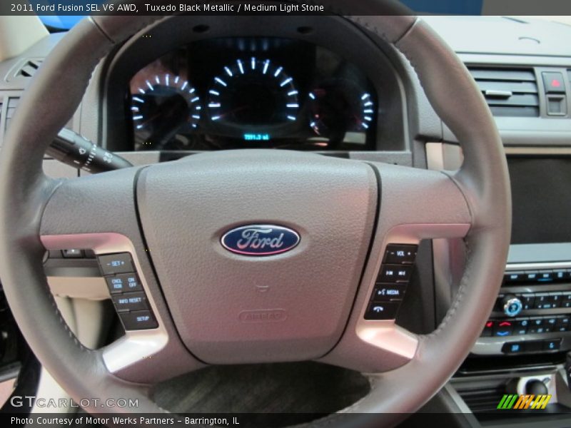  2011 Fusion SEL V6 AWD Steering Wheel