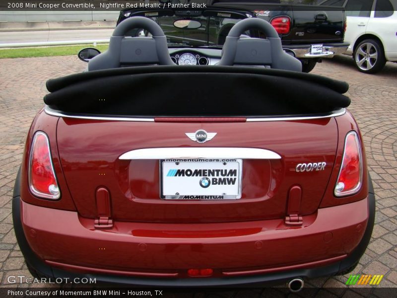 Nightfire Red Metallic / Panther Black 2008 Mini Cooper Convertible