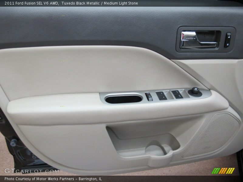 Tuxedo Black Metallic / Medium Light Stone 2011 Ford Fusion SEL V6 AWD