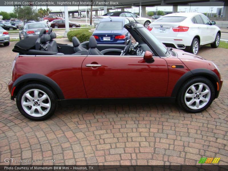 Nightfire Red Metallic / Panther Black 2008 Mini Cooper Convertible