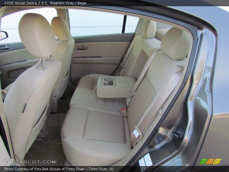 Magnetic Gray / Beige 2008 Nissan Sentra 2.0 S