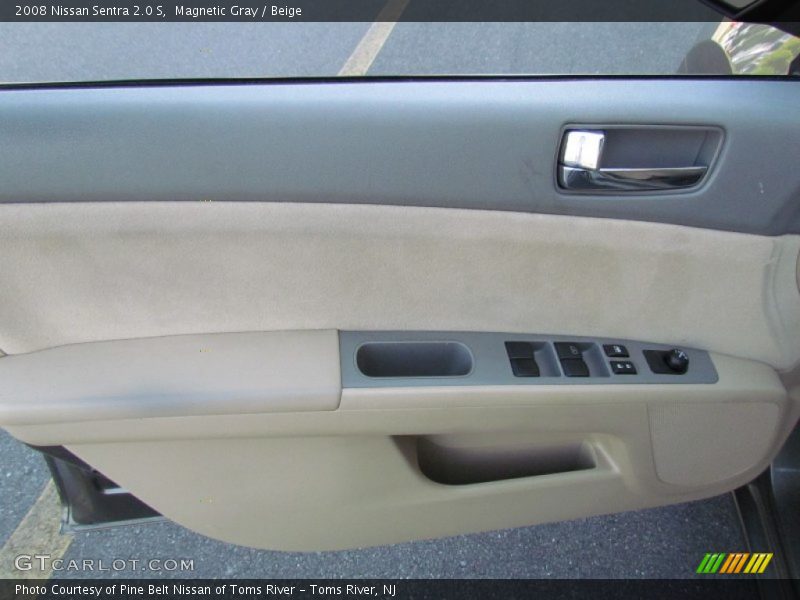 Magnetic Gray / Beige 2008 Nissan Sentra 2.0 S