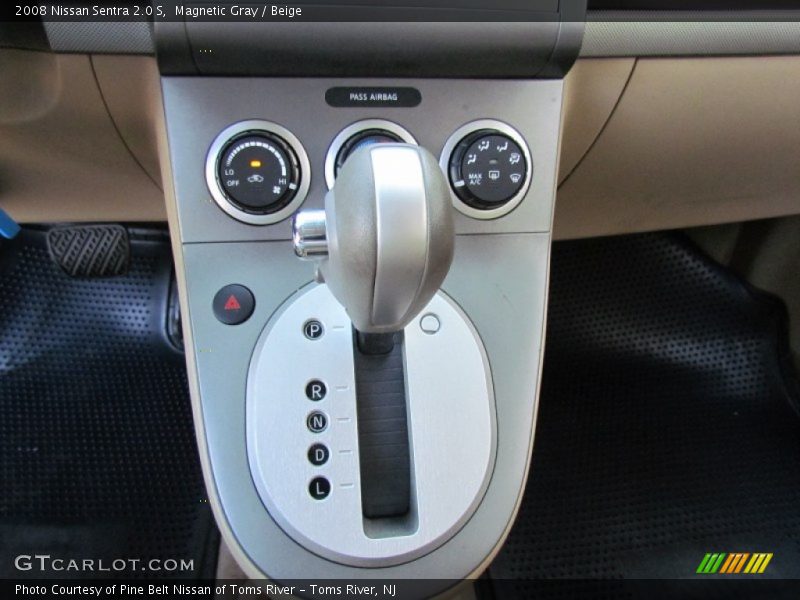 Magnetic Gray / Beige 2008 Nissan Sentra 2.0 S