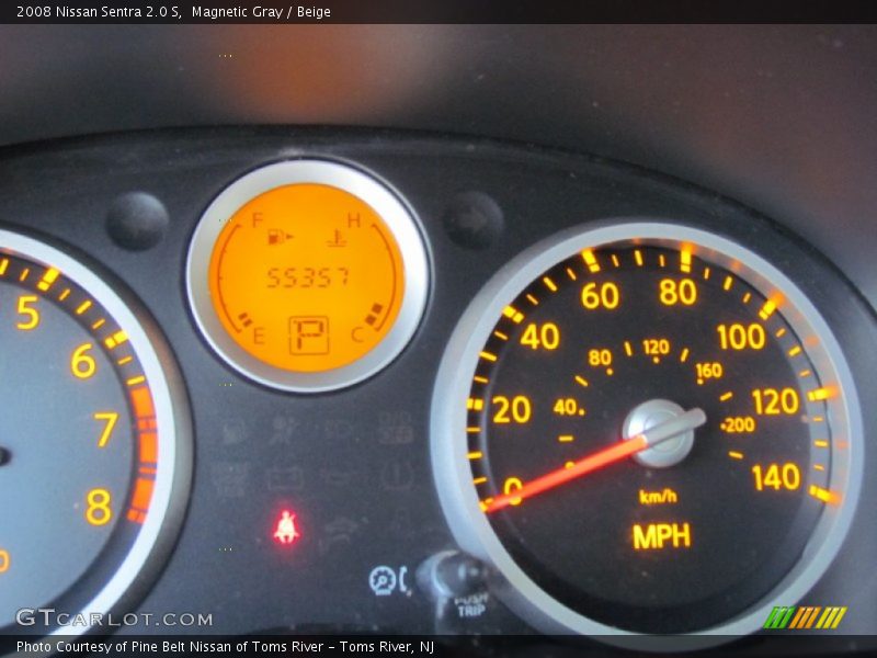 Magnetic Gray / Beige 2008 Nissan Sentra 2.0 S