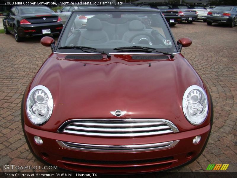 Nightfire Red Metallic / Panther Black 2008 Mini Cooper Convertible