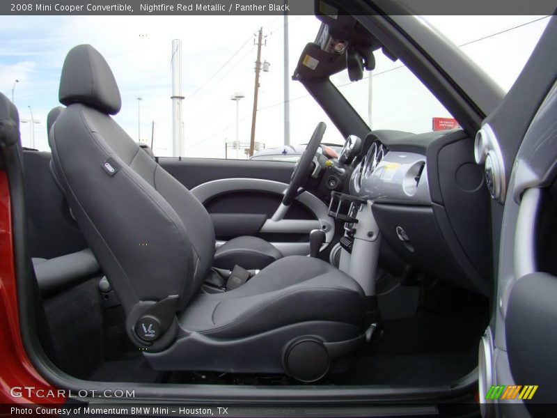Nightfire Red Metallic / Panther Black 2008 Mini Cooper Convertible