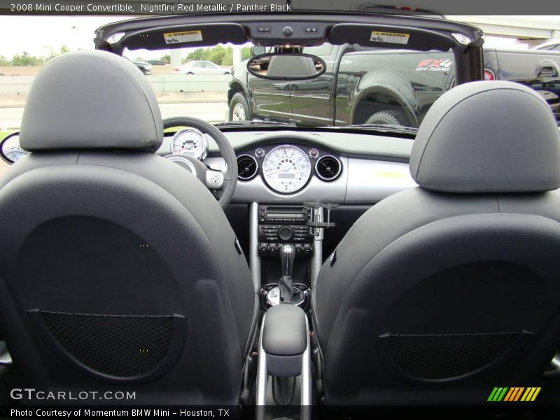Nightfire Red Metallic / Panther Black 2008 Mini Cooper Convertible