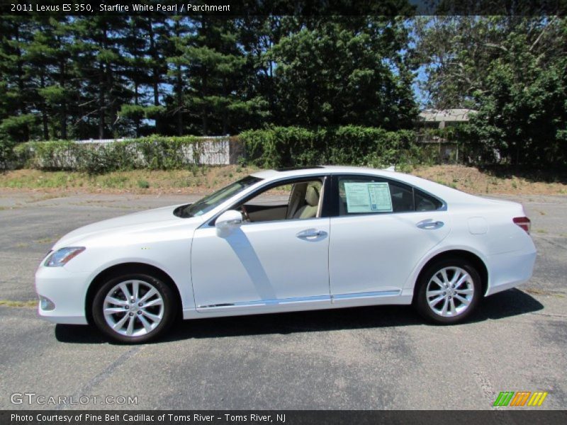Starfire White Pearl / Parchment 2011 Lexus ES 350