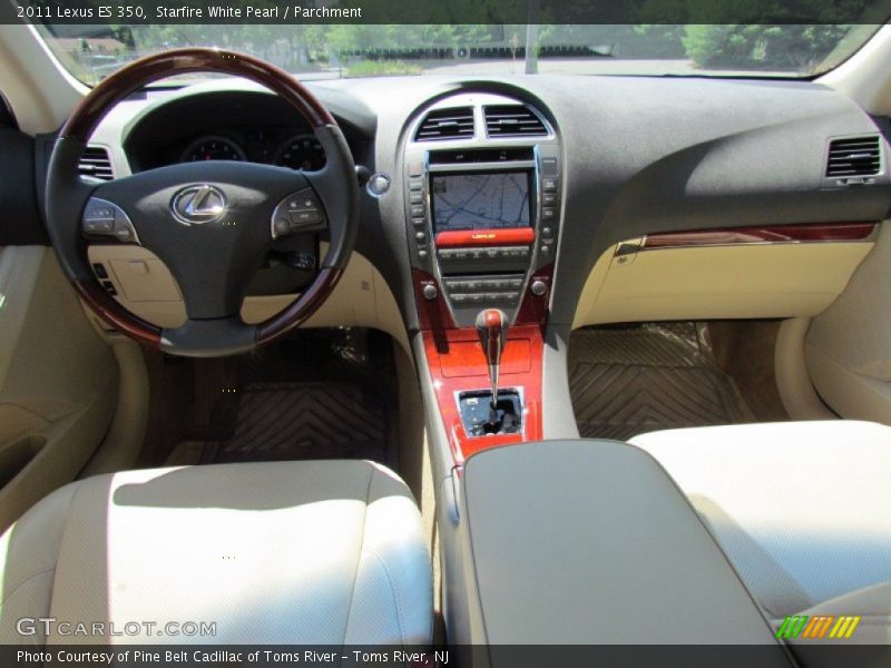 Starfire White Pearl / Parchment 2011 Lexus ES 350