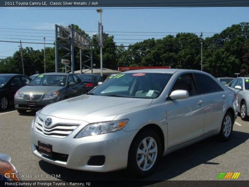 Classic Silver Metallic / Ash 2011 Toyota Camry LE