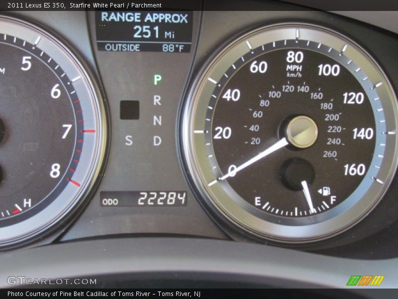 Starfire White Pearl / Parchment 2011 Lexus ES 350