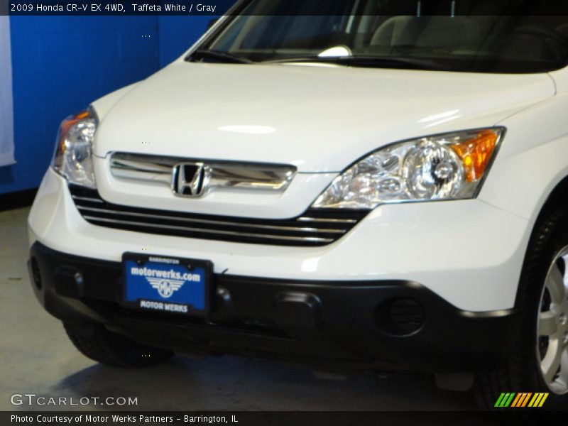 Taffeta White / Gray 2009 Honda CR-V EX 4WD