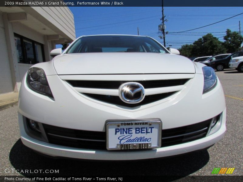Performance White / Black 2009 Mazda MAZDA6 s Grand Touring