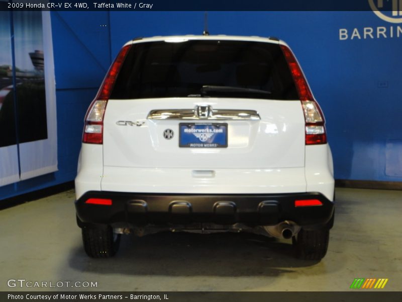 Taffeta White / Gray 2009 Honda CR-V EX 4WD