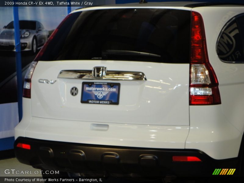 Taffeta White / Gray 2009 Honda CR-V EX 4WD