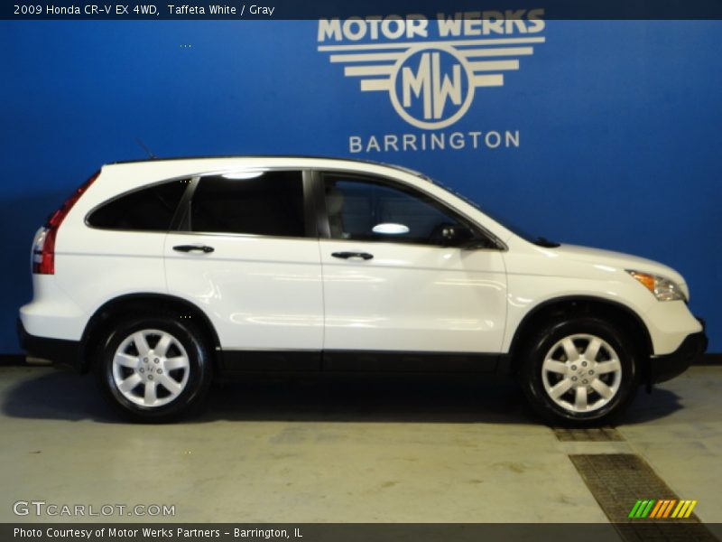 Taffeta White / Gray 2009 Honda CR-V EX 4WD