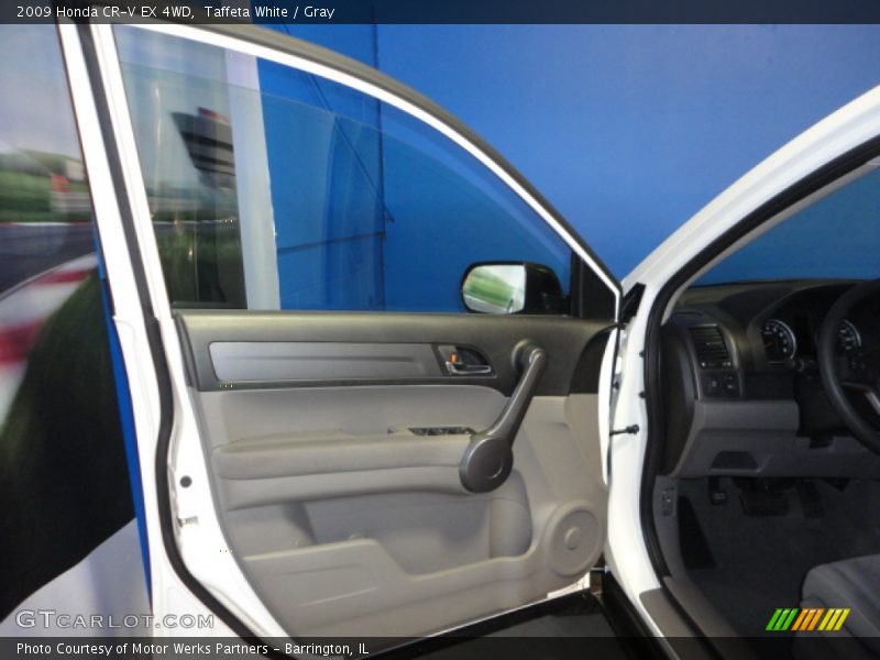 Taffeta White / Gray 2009 Honda CR-V EX 4WD