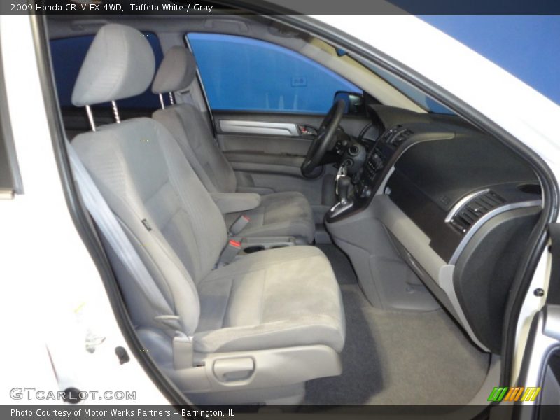 Taffeta White / Gray 2009 Honda CR-V EX 4WD