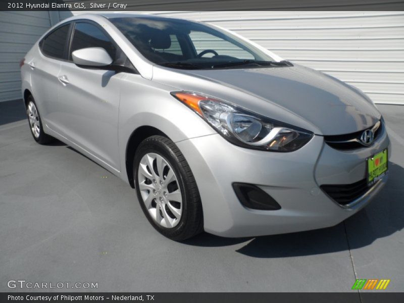 Silver / Gray 2012 Hyundai Elantra GLS