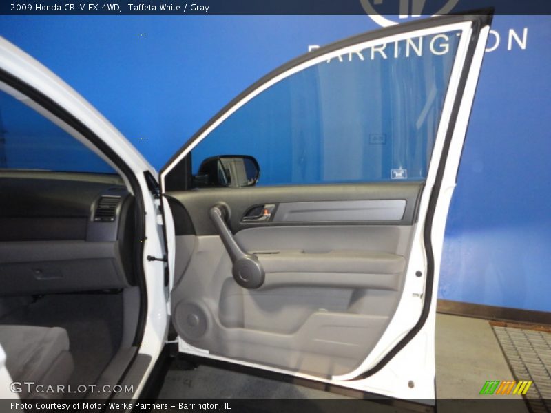 Taffeta White / Gray 2009 Honda CR-V EX 4WD