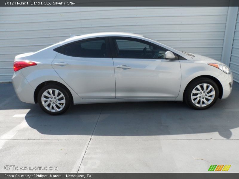 Silver / Gray 2012 Hyundai Elantra GLS