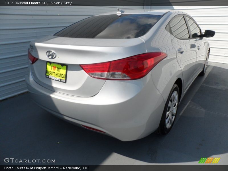 Silver / Gray 2012 Hyundai Elantra GLS