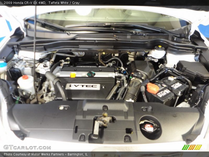 Taffeta White / Gray 2009 Honda CR-V EX 4WD