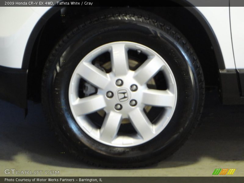 Taffeta White / Gray 2009 Honda CR-V EX 4WD