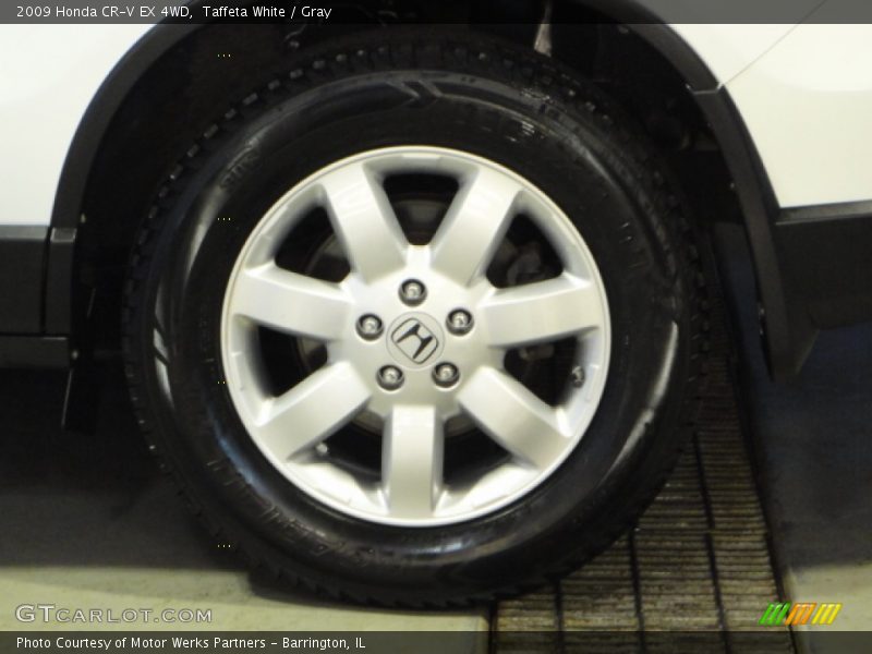 Taffeta White / Gray 2009 Honda CR-V EX 4WD