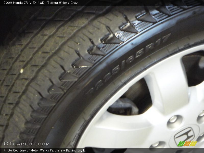 Taffeta White / Gray 2009 Honda CR-V EX 4WD