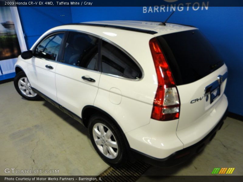 Taffeta White / Gray 2009 Honda CR-V EX 4WD