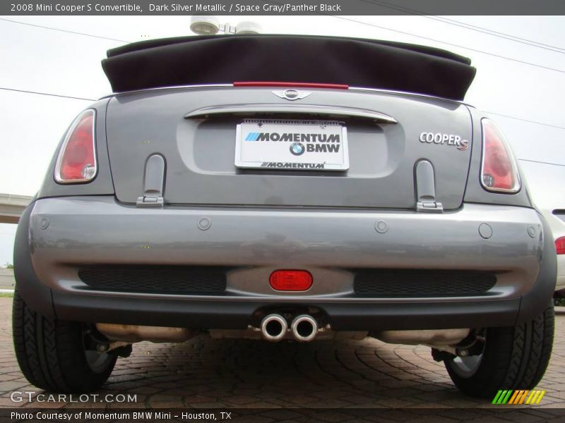 Dark Silver Metallic / Space Gray/Panther Black 2008 Mini Cooper S Convertible