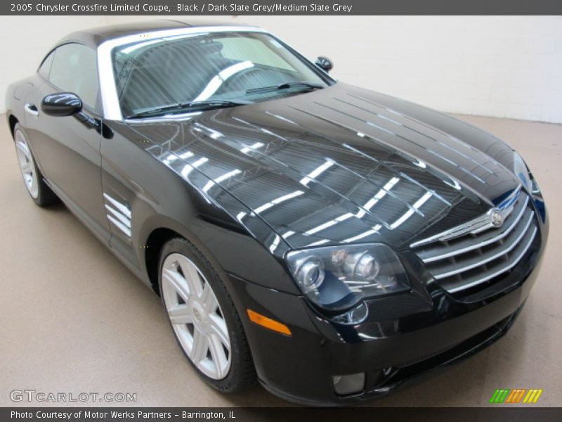Black / Dark Slate Grey/Medium Slate Grey 2005 Chrysler Crossfire Limited Coupe
