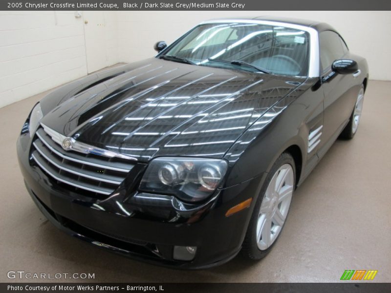 Black / Dark Slate Grey/Medium Slate Grey 2005 Chrysler Crossfire Limited Coupe