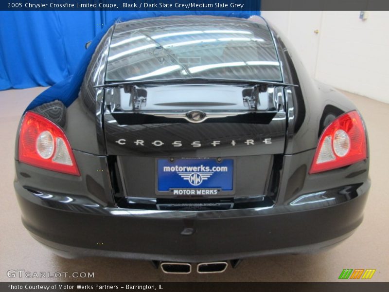 Black / Dark Slate Grey/Medium Slate Grey 2005 Chrysler Crossfire Limited Coupe